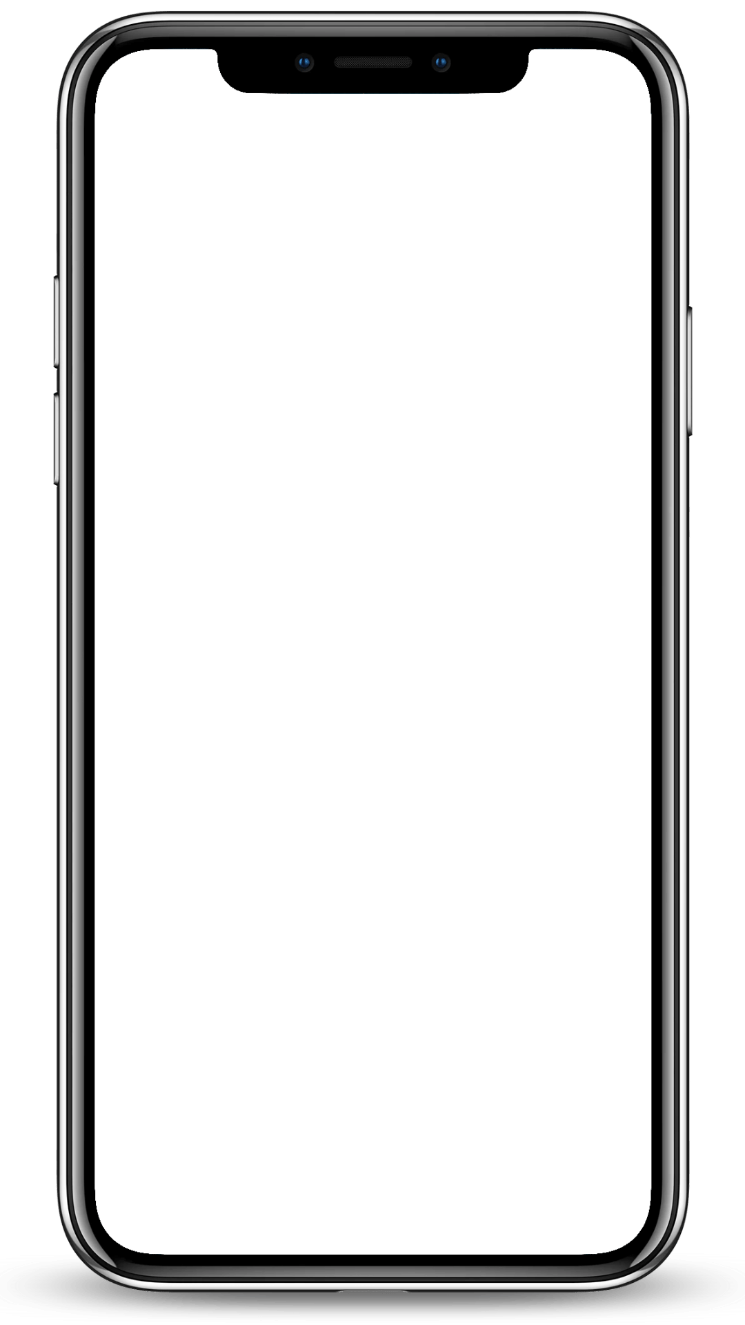 Mockup iPhone transparente